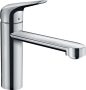 Hansgrohe Focus M42 egykaros konyhai csaptelep 120 nyílt rendszerű vízmelegítőkhöz, króm 71804000