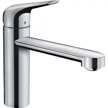   Hansgrohe Focus M42 CoolStart magasított egykaros konyhai csaptelep 120 Eco, króm 71805000