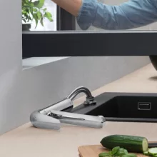  Hansgrohe Focus M42 konyhai csaptelep 160, ablak előtti szereléshez, króm 71807000 KIFUTÓ