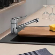   Hansgrohe Focus M42 CoolStart egykaros konyhai csaptelep 120 Eco, króm 71809000