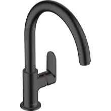   Hansgrohe Vernis Blend M35 Egykaros konyhai csaptelep 260, elforgatható kifolyóval matt fekete 71870670