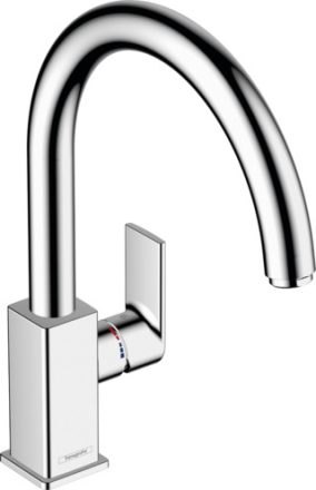 Hansgrohe Vernis Shape M35 Egykaros konyhai csaptelep 260, elforgatható kifolyóval króm 71871000