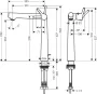 Hansgrohe Talis S 250 mosdócsaptelep automata lefolyórarnitúrával 72115000
