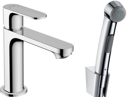 Hansgrohe Rebris S mosdócsaptelep bidé kézizuhannyal és 160 cm-es zuhanytömlővel 72215000