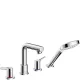 Hansgrohe Talis S 4-lyukú kádcsaptelep biztonsági kombinációval 72419000