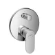 Hansgrohe Rebris S falsík alatti kádcsaptelep iBox-hoz beépített biztonsági kombinációval, króm 72467000