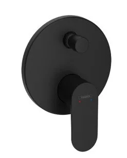 Hansgrohe Rebris S falsík alatti kádcsaptelep iBox-hoz beépített biztonsági kombinációval, matt fekete 72467670