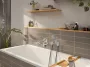 Hansgrohe Rebris E falsík alatti kádcsaptelep iBox-hoz beépített biztonsági kombinációval, króm 72469000