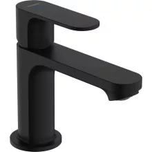   Hansgrohe Rebris S Egykaros csaptelep 80 hideg vízhez, lefolyógarnitúra nélkül, matt fekete 72503670