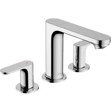 Hansgrohe Rebris S 3 lyukú mosdócsaptelep 110, automata lefolyógarnitúrával