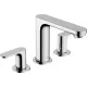 Hansgrohe Rebris S 3 lyukú mosdócsaptelep 110, automata lefolyógarnitúrával