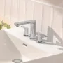Hansgrohe Rebris S 3 lyukú mosdócsaptelep 110, automata lefolyógarnitúrával