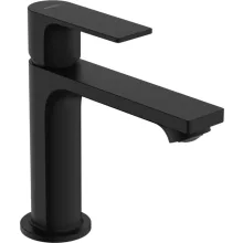   Hansgrohe Rebris E mosdócsaptelep 110, automata lefolyógarnitúrával, matt fekete 72557670