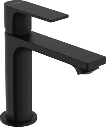 Hansgrohe Rebris E Hidegindítású egykaros mosdócsaptelep 110, lefolyógarnitúra nélkül, matt fekete 72560670