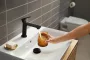 Hansgrohe Rebris E Hidegindítású egykaros mosdócsaptelep 110, lefolyógarnitúra nélkül, matt fekete 72560670