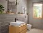 Hansgrohe Rebris E Hidegindítású egykaros mosdócsaptelep 110, lefolyógarnitúra nélkül, matt fekete 72560670