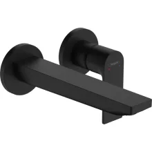   Hansgrohe Rebris E fali mosdócsaptelep 20 cm-es kifolyóval, matt fekete 72568670