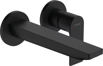 Hansgrohe Rebris E fali mosdócsaptelep 20 cm-es kifolyóval, matt fekete 72568670