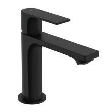   Hansgrohe Rebris E Hidegindítású egykaros mosdócsaptelep 110, EcoSmart+ funkcióval és automata lefolyógarnitúrával, matt fekete 72589670
