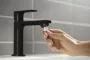 Hansgrohe Rebris E Hidegindítású egykaros mosdócsaptelep 110, EcoSmart+ funkcióval és automata lefolyógarnitúrával, matt fekete 72589670