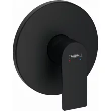   Hansgrohe Rebris E falon belüli egykaros zuhanycsaptelep iBoxhoz, matt fekete 72668670