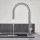 Hansgrohe Talis M54 konyhai csaptelep 210 kihúzható zuhanyfejjel, szálcsiszolt fekete/króm 72800340