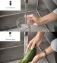 Hansgrohe Talis M54 konyhai csaptelep 210 kihúzható zuhanyfejjel, szálcsiszolt fekete/króm 72800340