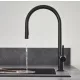 Hansgrohe Talis M54 matt fekete konyhai csaptelep 210, kihúzható zuhanyfejjel 72800670