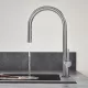 Hansgrohe Talis M54 konyhai csaptelep 210 kihúzható zuhanyfejjel, szálcsiszolt fekete/króm 72801340