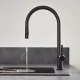 Hansgrohe Talis M54 matt fekete konyhai csaptelep 210, kihúzható zuhanyfejjel 72801670