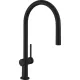 Hansgrohe Talis M54 matt fekete konyhai csaptelep 210, 72802670