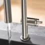 Hansgrohe Talis M54 rozsdamentes acél hatású konyhai csaptelep 210, 72802800