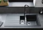 Hansgrohe Talis M54 matt fekete konyhai csaptelep 210, kihúzható zuhanyfejjel 72803670