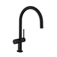   Hansgrohe Talis M54 1jet konyhai csaptelep elzárószeleppel, matt fekete 72805670
