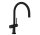Hansgrohe Talis M54 1jet konyhai csaptelep elzárószeleppel, matt fekete 72805670