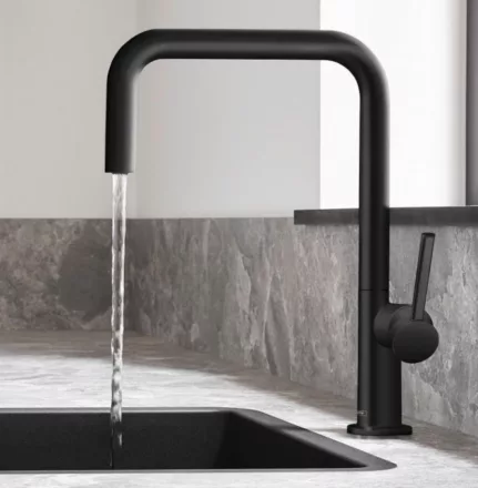 Hansgrohe Talis M54 matt fekete konyhai csaptelep 220, 72806670