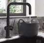Hansgrohe Talis M54 matt fekete konyhai csaptelep 220, 72806670