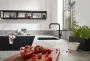 Hansgrohe Talis M54 matt fekete konyhai csaptelep 220, 72806670