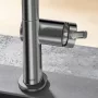 Hansgrohe Talis M54 konyhai csaptelep 270 kihúzható zuhanyfejjel szálcsiszolt fekete króm 72808340