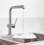 Hansgrohe Talis M54 konyhai csaptelep 270 kihúzható zuhanyfejjel rozsdamentes acél hatású 72808800