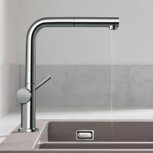   Hansgrohe Talis M54 króm konyhai csaptelep 270, kihúzható zuhanyfejjel, sBox-os kivitel 72809000
