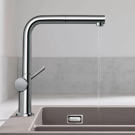 Hansgrohe Talis M54 króm konyhai csaptelep 270, kihúzható zuhanyfejjel, sBox-os kivitel 72809000