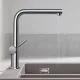 Hansgrohe Talis M54 króm konyhai csaptelep 270, kihúzható zuhanyfejjel, sBox-os kivitel 72809000