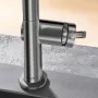 Hansgrohe Talis M54 egykaros konyhai csaptelep 270 kihúzható zuhanyfejjel, szálcsiszolt fekete/króm 72809340