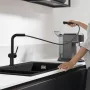 Hansgrohe Talis M54 matt fekete konyhai csaptelep 270, kihúzható zuhanyfejjel- sBox-kivitel 72809670