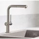 Hansgrohe Talis M54 rozsdamentes acél hatású konyhai csaptelep 270, kihúzható zuhanyfejjel 72809800