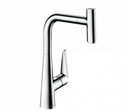 Hansgrohe Talis Select M51 mosogató csaptelep kihúzható kifolyóval, króm 72821000
