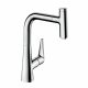 Hansgrohe Talis Select M51 króm konyhai csaptelep 220, kihúzható kifolyóval 72822000