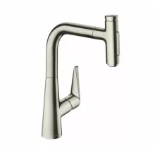   Hansgrohe Talis Select M51 rozsdamentes acél hatású konyhai csaptelep 200 72824800