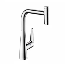   Hansgrohe Talis Select M51 víztakarékos konyhai csaptelep 300 kihúzható zuhanyfejjel, króm 72826000